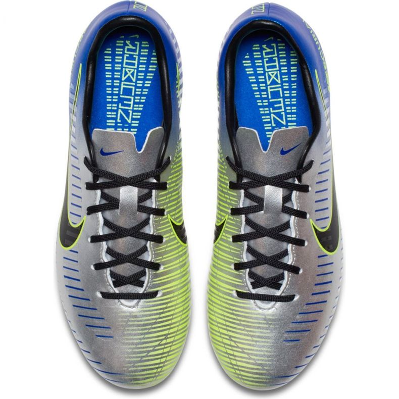 Nike Mercurial Victory 6 Neymar Fg Jr 921488-407 jalkapallokengät harmaa hopea 1