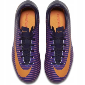 Nike Mercurial Vapor Xi Fg Jr 831945-585 jalkapallokengät violetti violetti 1