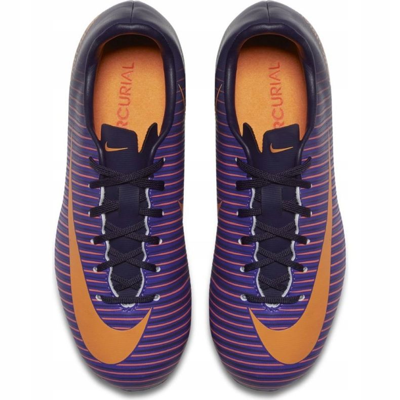 Nike Mercurial Vapor Xi Fg Jr 831945-585 jalkapallokengät violetti violetti 1