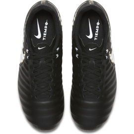 Nike Tiempo Iv Fg Jr 897725-002 jalkapallokengät musta musta 1