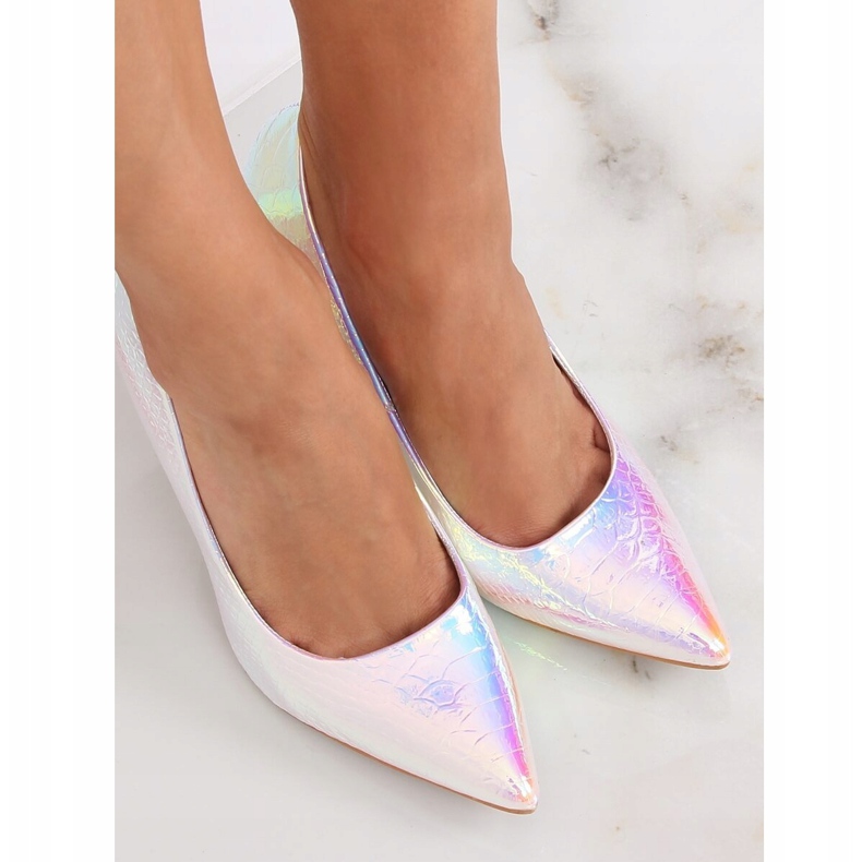 Holografiset nastat SY54P Hopea harmaa monivärinen 2