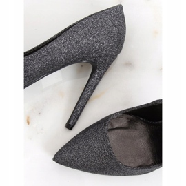 Grafiitti brokaat nastoja NF-58P Pewter musta monivärinen 1