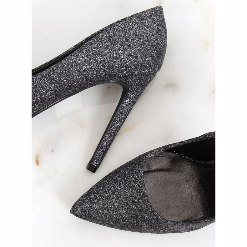 Grafiitti brokaat nastoja NF-58P Pewter musta monivärinen 1