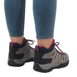 Harmaat naisten vaelluskengät FS302-33 musta 2