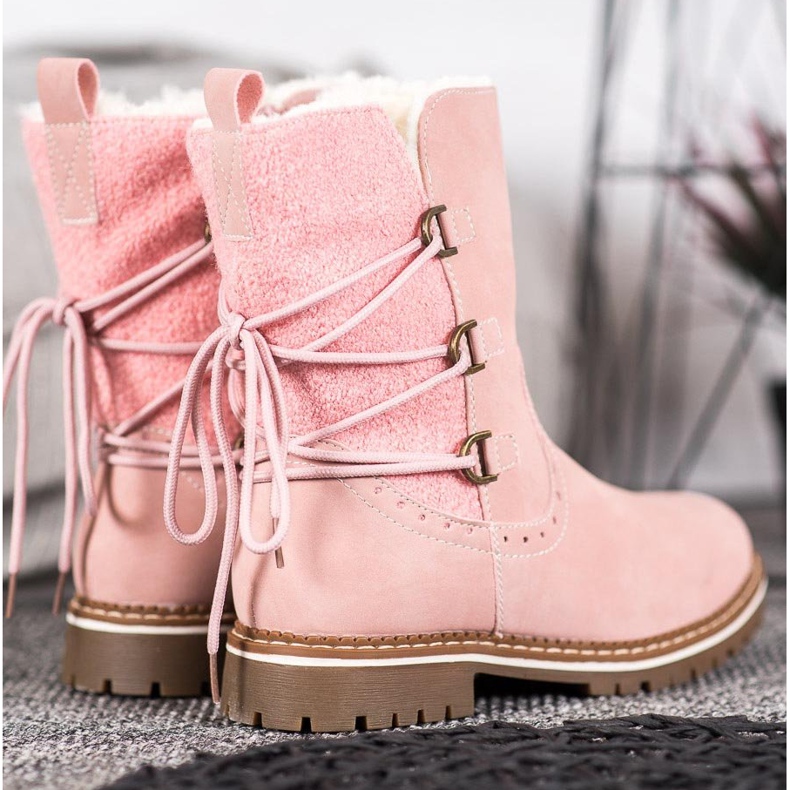 SDS Muodikkaita työntekijöitä sitovilla vaaleanpunainen 1