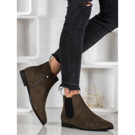 Marquiz Saappaat Spitzissä vihreä 1