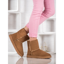 Lucky Shoes Kamelin lumiset saappaat ruskea 1