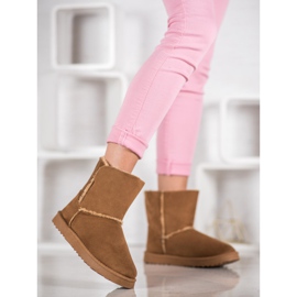 Lucky Shoes Kamelin lumiset saappaat ruskea 2