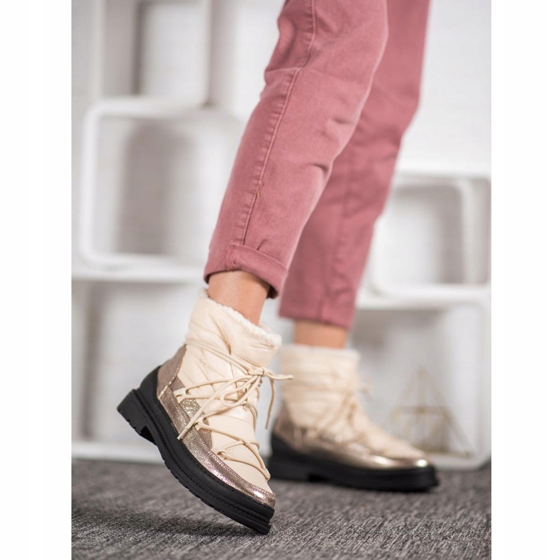 VICES -tekstiiliset lumisaappaat kultainen 1