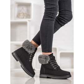 SHELOVET Black Trappers turkiksella musta 1