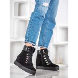 Bestelle Muodikkaat kiilakengät musta 2