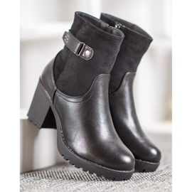 J. Star Lämpimät saappaat postissa musta 2