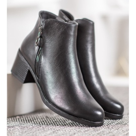 J. Star Lämpimät saappaat eko -nahalla musta 1