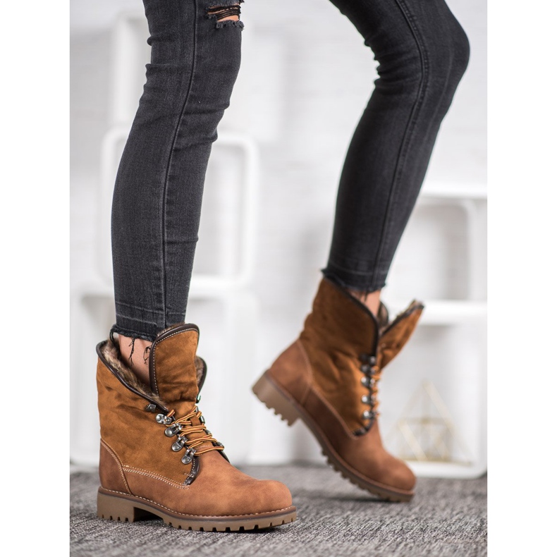 SDS Saappaat jossa Roll Up Shank ruskea 2