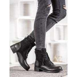 Evento Nauhalliset saappaat musta 1