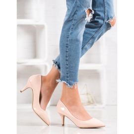 Small Swan Mukavat lakatut pumput vaaleanpunainen 1