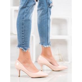 Small Swan Mukavat lakatut pumput vaaleanpunainen 2