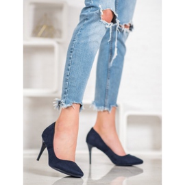 Comer Mokkanahkaiset korkokengät sininen 2