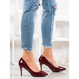 Comer Maroon -lakatut korkokengät punainen monivärinen keltainen 1