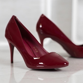 Comer Maroon -lakatut korkokengät punainen monivärinen keltainen 2