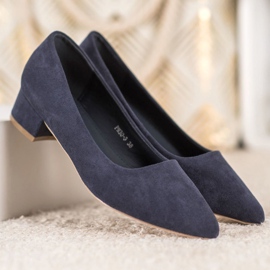 SHELOVET Flat Heel Pumput sininen 1