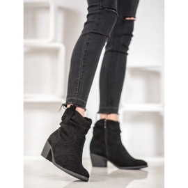 Super Mode Mukavat cowboy -saappaat postissa musta 1