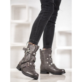 Kayla Lämpimät työntekijät tekojalokivillä harmaa 1