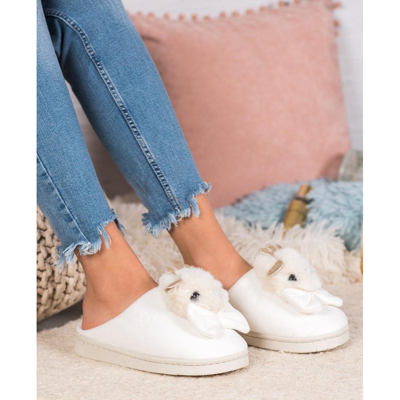 SHELOVET Tossut, joissa rusetti valkoinen 2