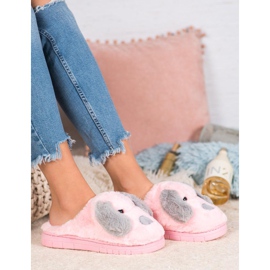 SHELOVET Koirien tossut vaaleanpunainen 1