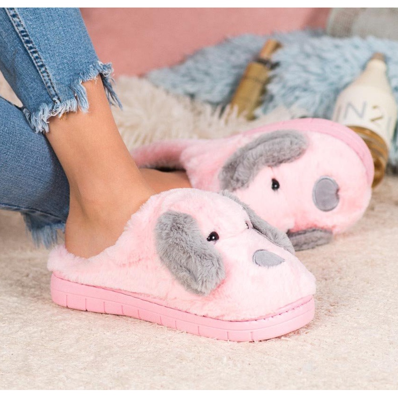 SHELOVET Koirien tossut vaaleanpunainen 2