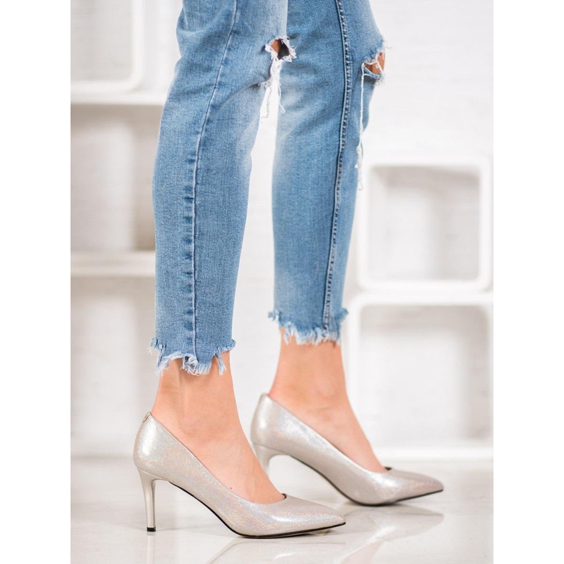 Goodin Tyylikkäät stiletot eko -nahasta harmaa 2