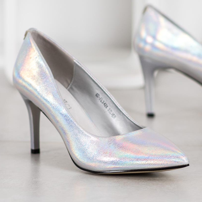 Goodin Tyylikkäät stiletot eko -nahasta harmaa 1