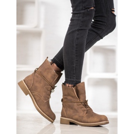 SDS Sidotut saapikkaat rullattavalla varrella ruskea 1