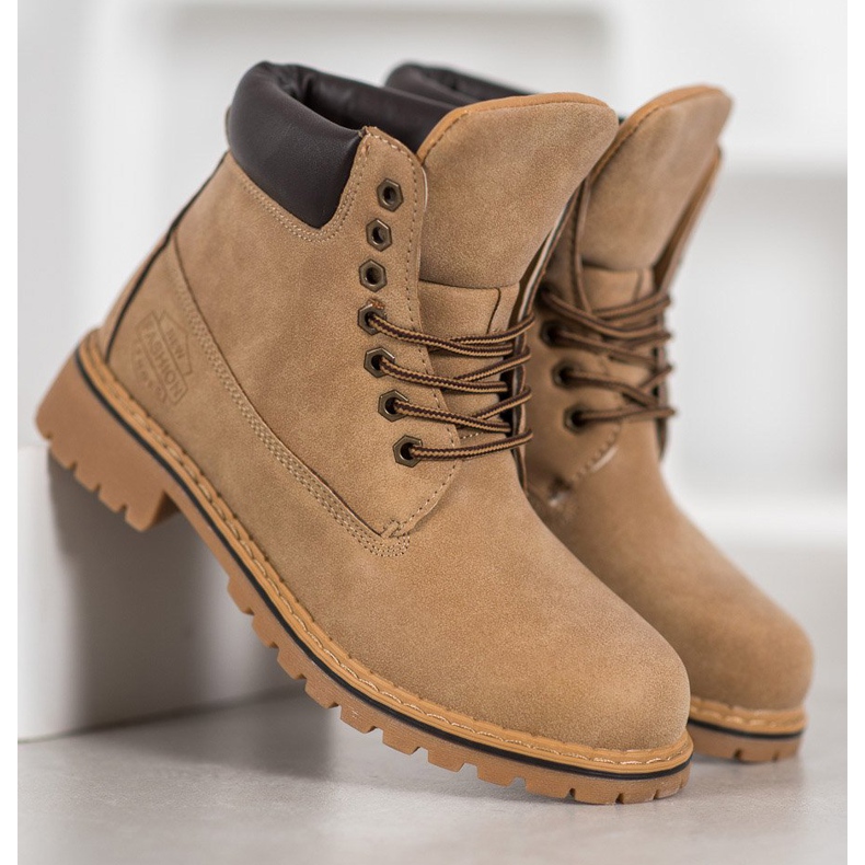 Haver Vaelluskengät Eco -nahkaa ruskea 2