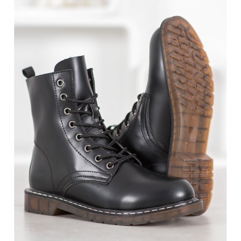 Kylie Tyylikkäät ankkurit Eco -nahalla musta 1