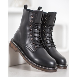 Kylie Tyylikkäät ankkurit Eco -nahalla musta 2