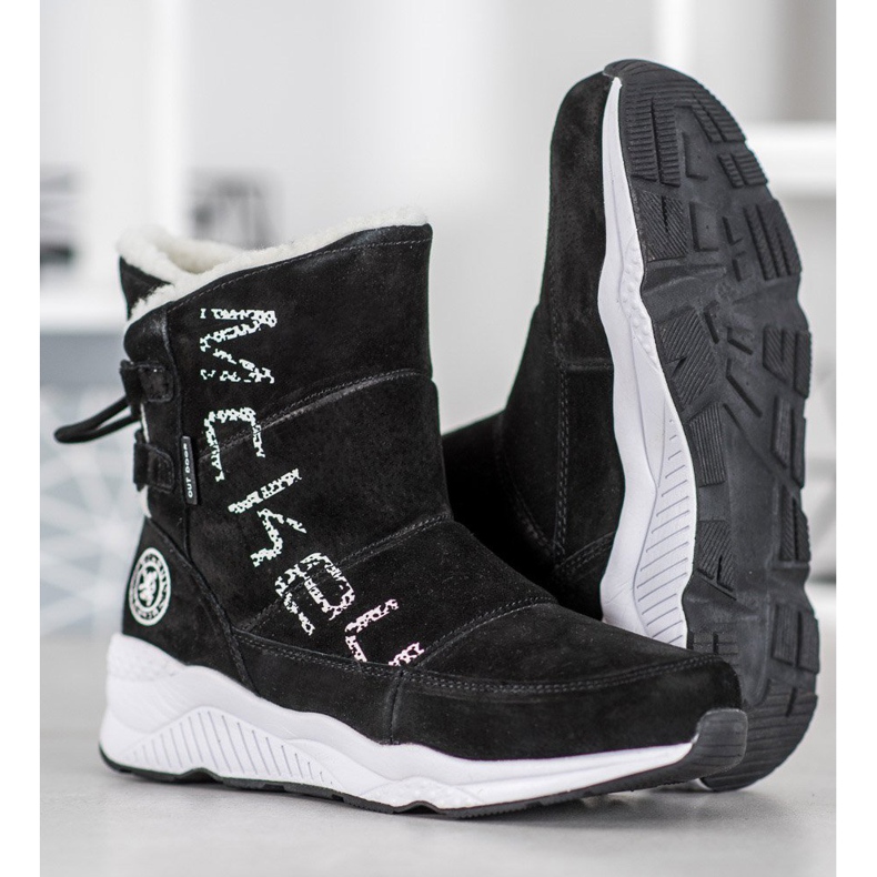 McKey Nahkaiset lumisaappaat musta 2