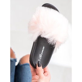 SHELOVET Tyylikkäät tossut vaaleanpunainen 1