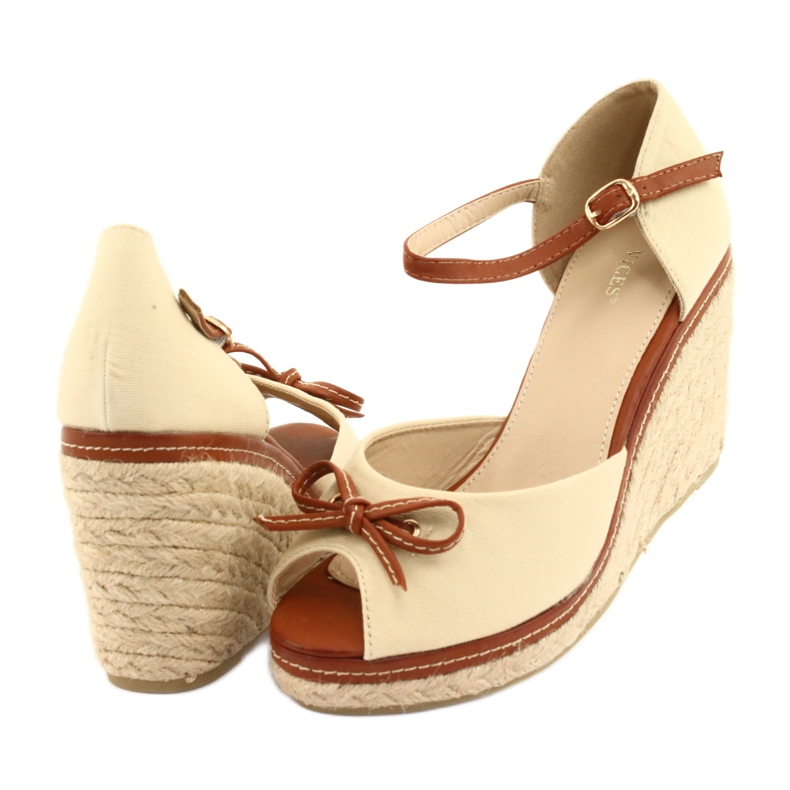 Vices Naisten kiilasandaalit ruskea 4