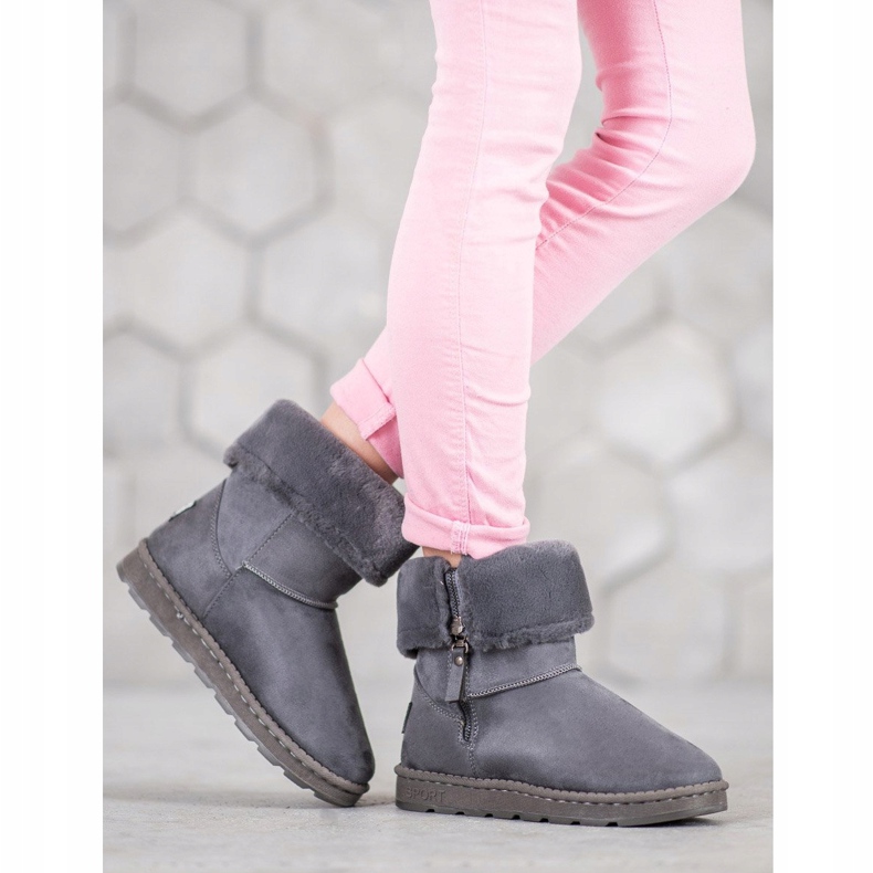 Bona Mukluki Roll Up -varren kanssa harmaa 1