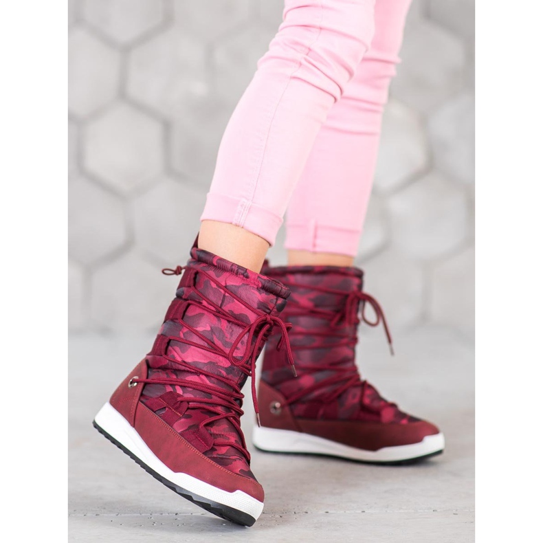 Small Swan Moro -lumisaappaat punainen 2 Small Swan Moro -lumisaappaat punainen 2