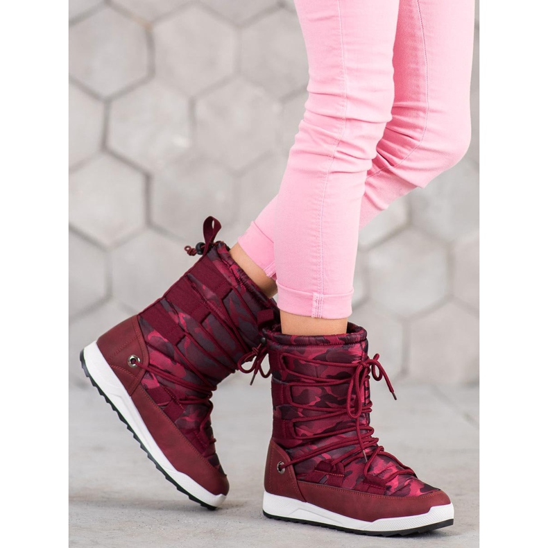 Small Swan Moro -lumisaappaat punainen 1