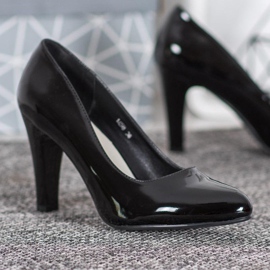 Sergio Leone Kiiltonahkakengät musta 2