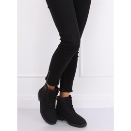 Mustat naisten puiset saappaat W-3033 Black II Type 2