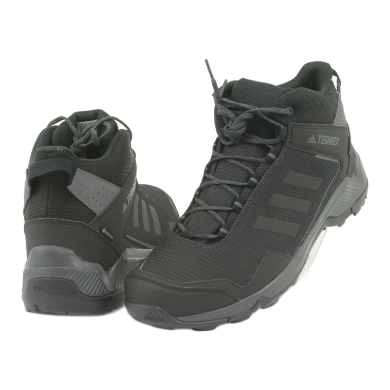 Adidas Terrex Eastrail Mid Gtx M F36760 kengät musta harmaa 4