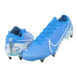 Nike Mercurial Vapor 13 Elite SG-Pro Ac M AT7899 414 jalkapallokengät sininen 4