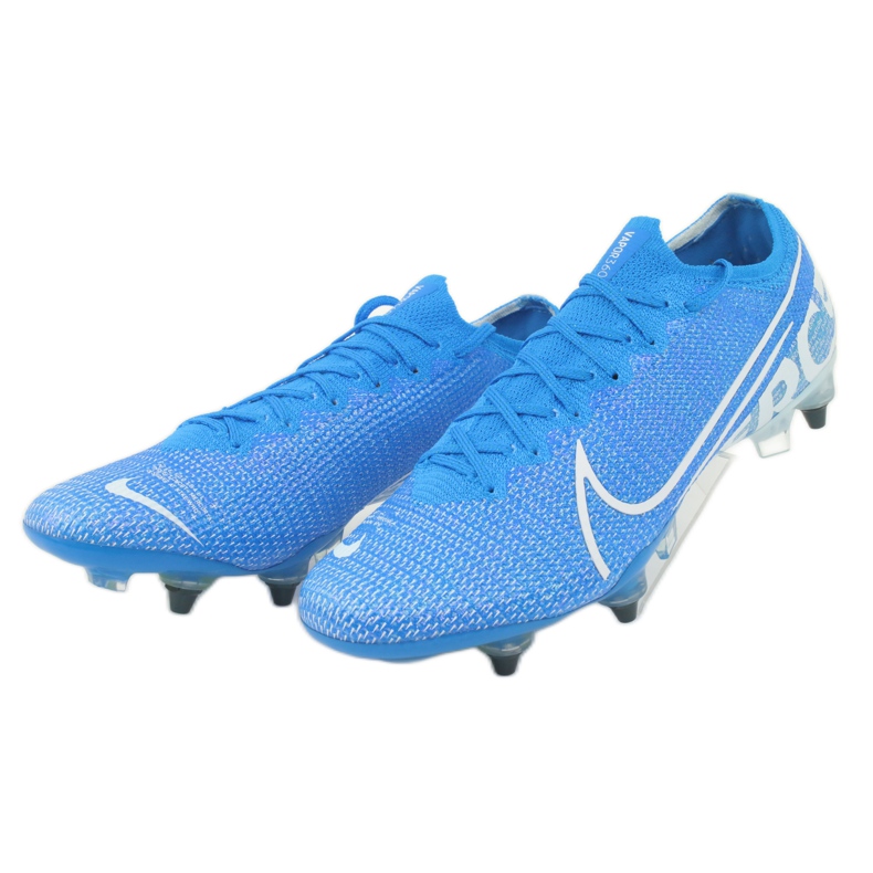 Nike Mercurial Vapor 13 Elite SG-Pro Ac M AT7899 414 jalkapallokengät sininen 3
