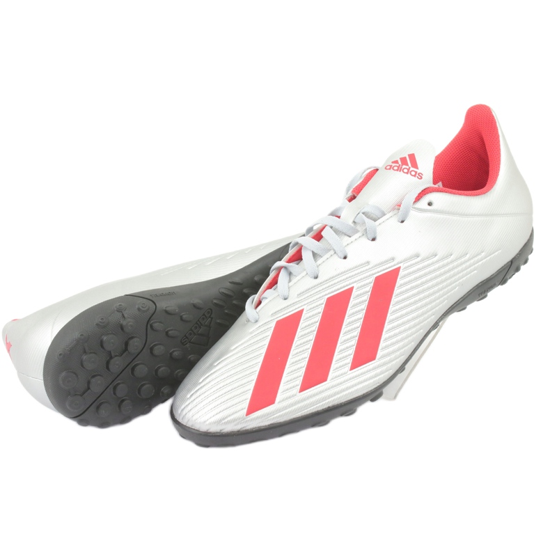 Adidas X 19.4 Tf M F35344 jalkapallokengät hopea 5