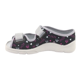 Befadon lasten sandaalit Velcro 969Y144 musta 3
