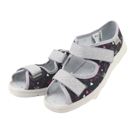 Befadon lasten sandaalit Velcro 969Y144 musta 4